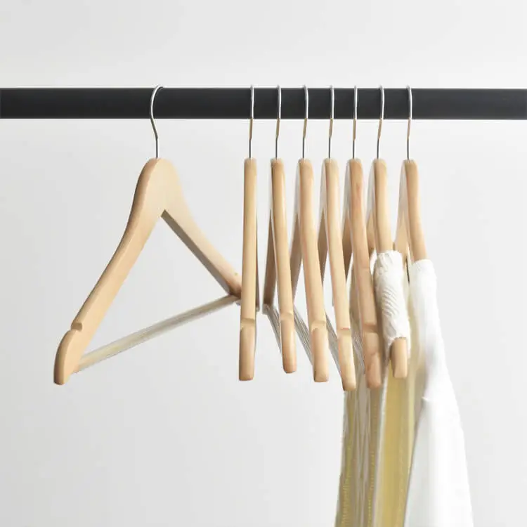 quality wooden coat hangers