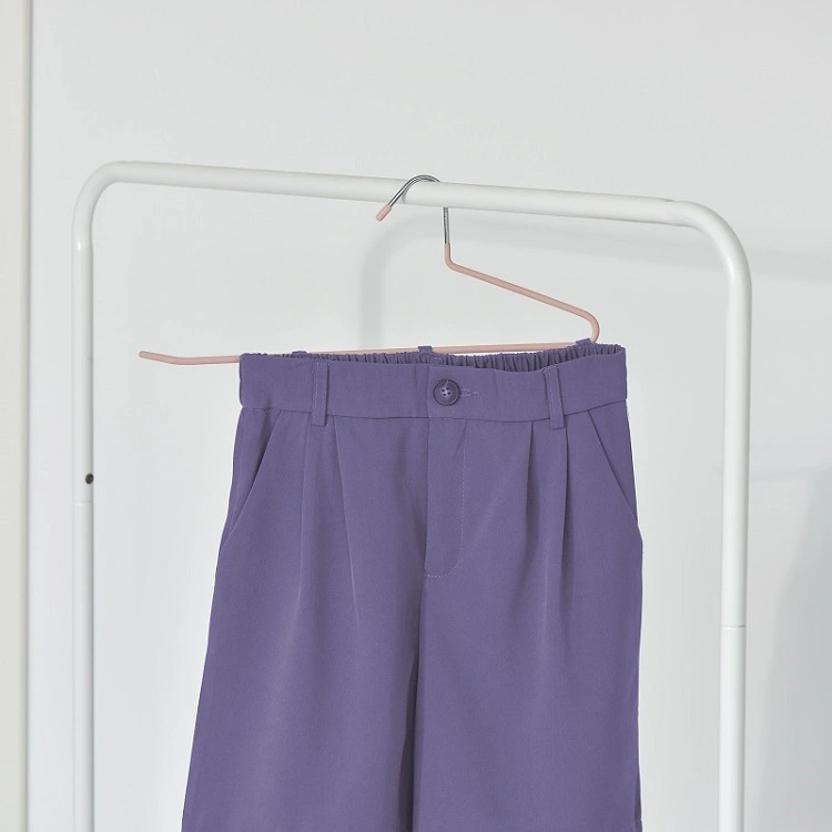 30% off Wholesale PVC Coated Metal Trouser Hanger for Efficient Closet Storage