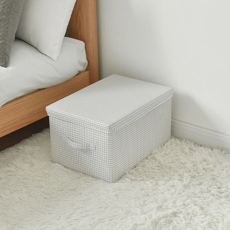Versatile Fabric Storage Box with Lid