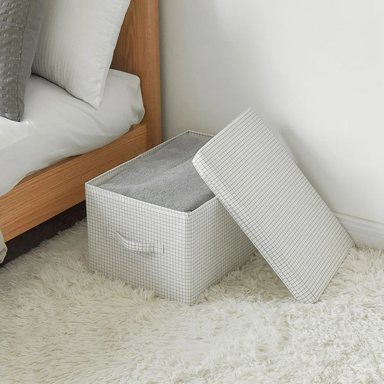 Versatile Fabric Storage Box with Lid