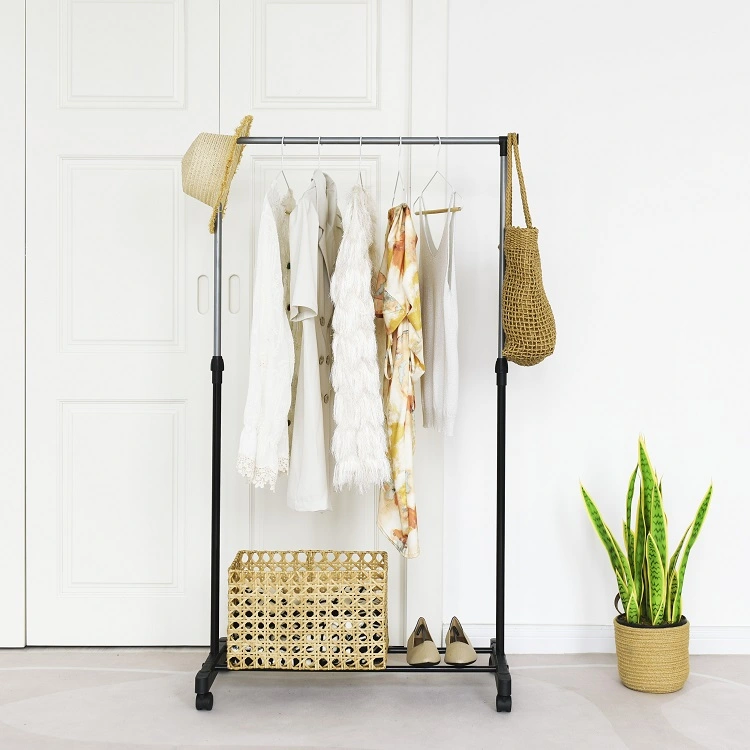 30% off-Expandable Movable Garment Rack for Efficient Bulk Storage