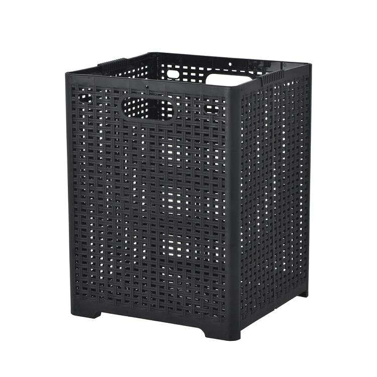 Plastic Hollow Foldable Laundry Basket - Multi-Functional Storage Basket