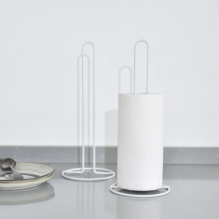 black wire kitchen roll holder