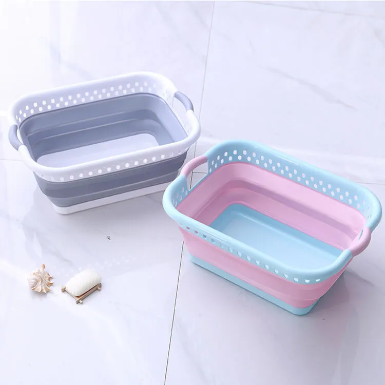 Multifunctional Foldable Laundry Vegetable Basket