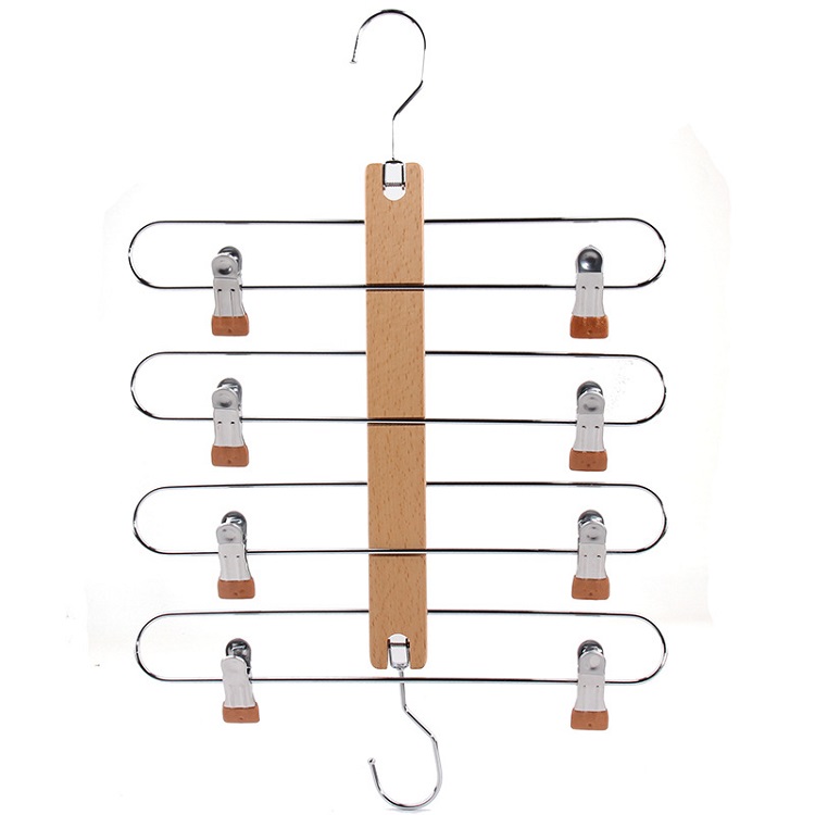 Four-Layer Pants Clip Hanger - Multi-Functional Skirt Hangers