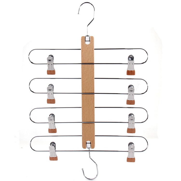 Four-Layer Pants Clip Hanger - Multi-Functional Skirt Hangers