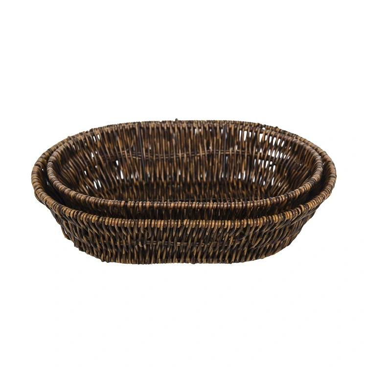 oval woven basket