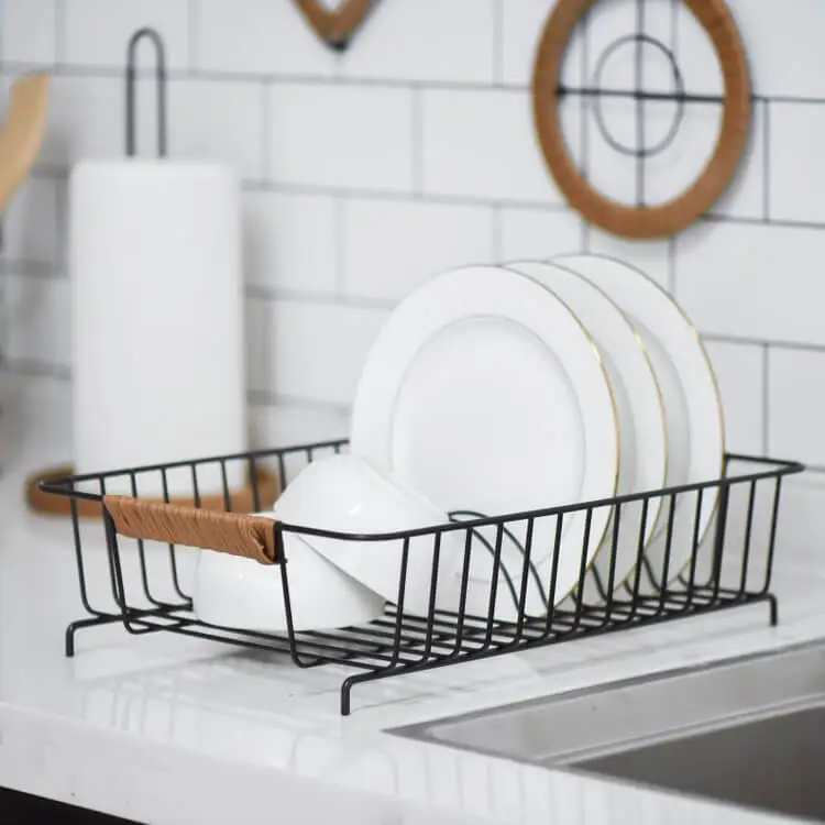 Versatile Single-Layer Dish Drainer Rack