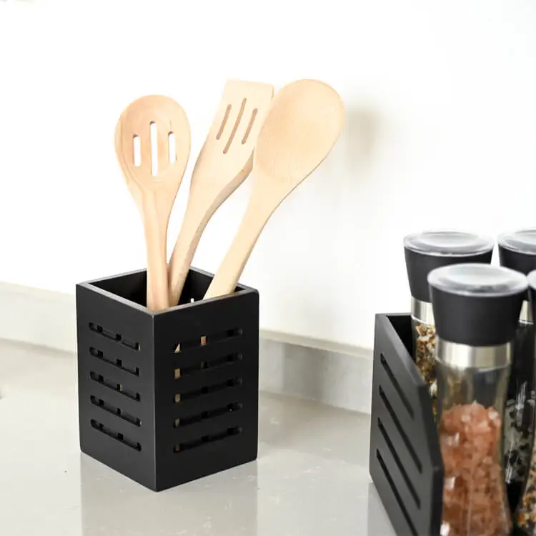 Zen Series Bamboo Utensil Storage Caddy