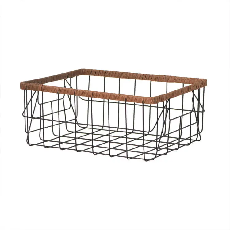 Rectangular Iron Wire Storage Basket-Various Sizes for Every Storage Need