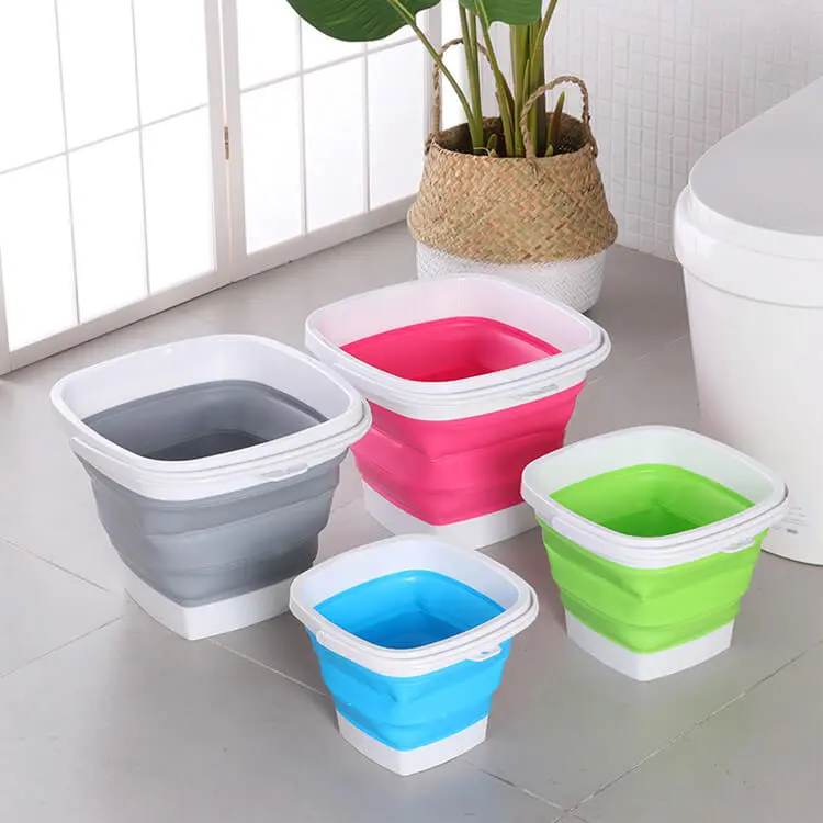 Wholesale Folding Square Bucket Outdoor Portable Bucket