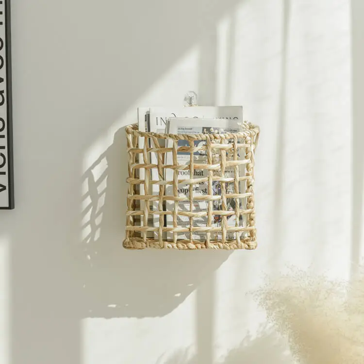 Wall Hanging Magazine Storage Basket