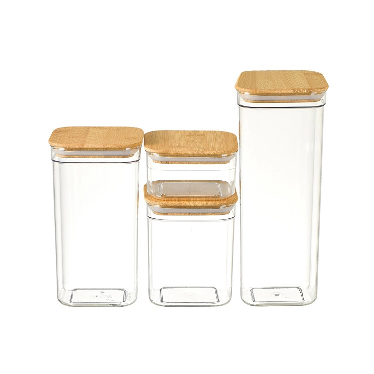 Food Storage Containers with Bamboo Lids
