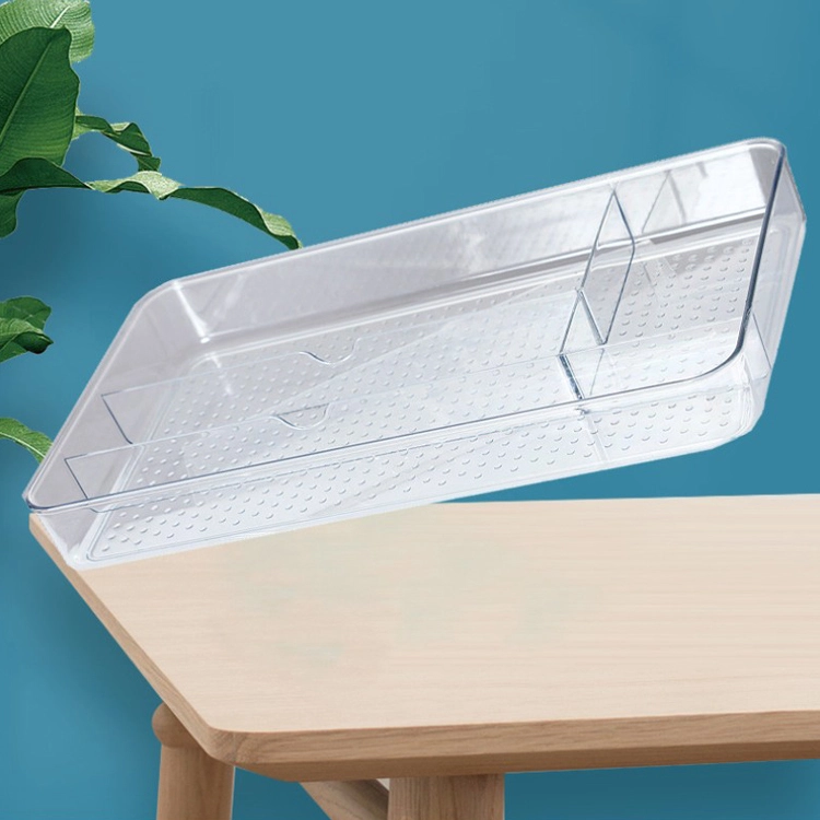 Clear Plastic Desk Drawer Organizer