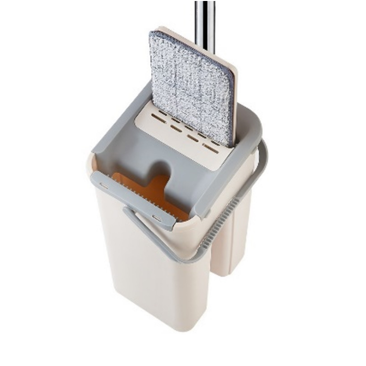 Mop and Bucket with Wringer Scraper Set